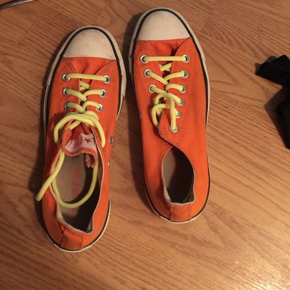 Orange converse