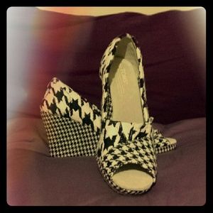 Scottish Houndstooth TOMS Wedges