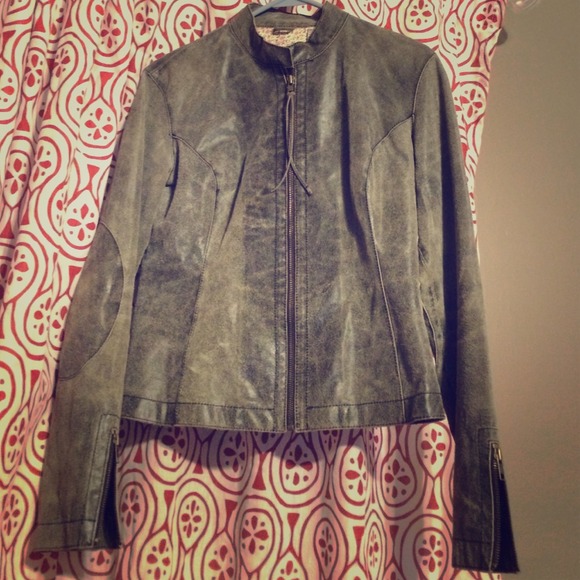 June Jackets & Blazers - Moto Biker Leather Jacket