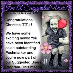 YAY! Finally a Suggested User!