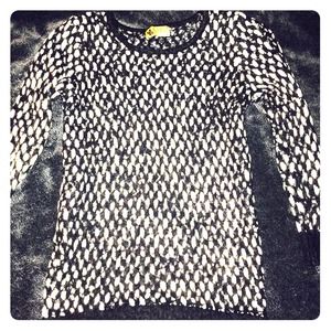 Katsuya B/W Fur Sweater