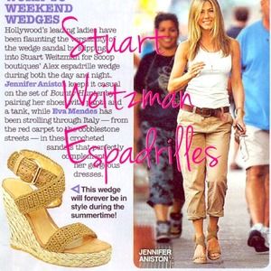 Stuart Weitzman Espadrilles sz 8