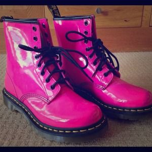 Patent Hot Pink Doc Martens Dr. Martens