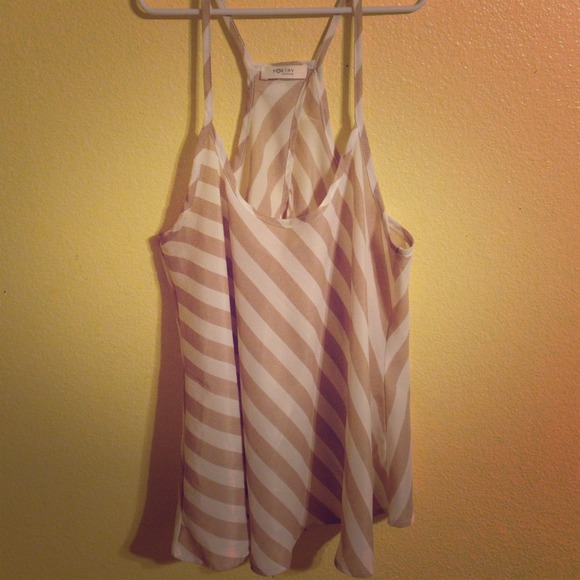 Open back flowy tank top