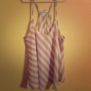 Open back flowy tank top