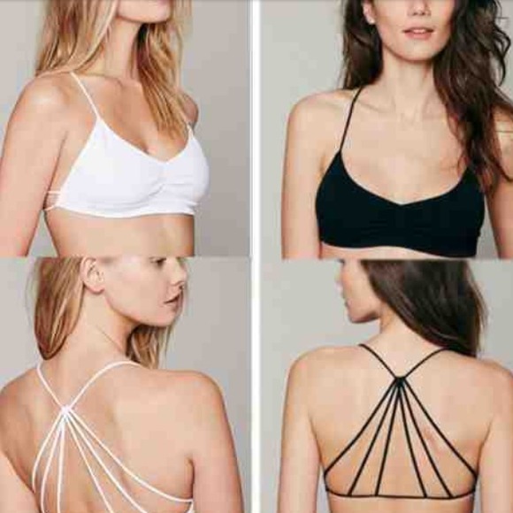 Black or White Cross Strap Cami - Picture 3 of 3