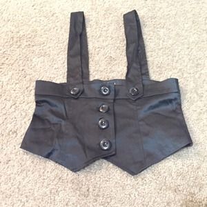 Black Silk Vest