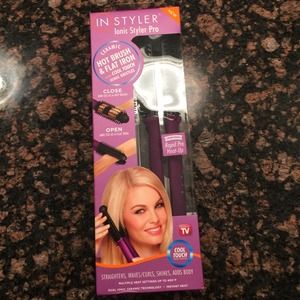 In Styler hot brush and flat iron