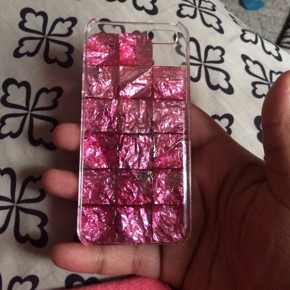 Iphone 5/5s pink stone case - Picture 2 of 4