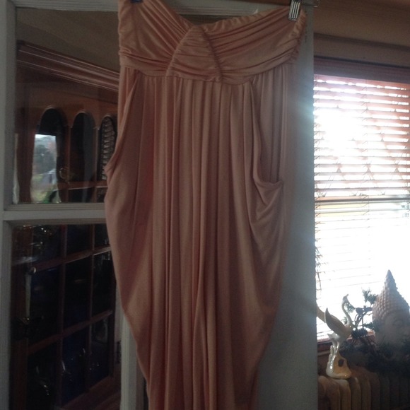 RACHEL PALLY PARTY DRESS PEACH SIZE XS - Picture 2 of 4