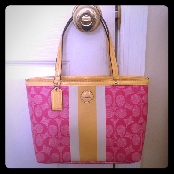 Pink Coach purse