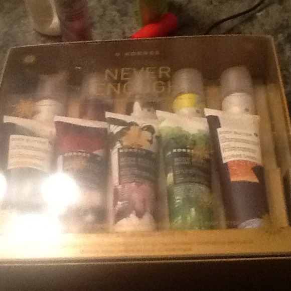 Korres rest body butter with matching body wash