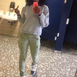 Green a&e cargo pants