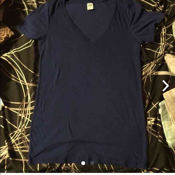 VS DEEP Vneck Navy Blue Tee