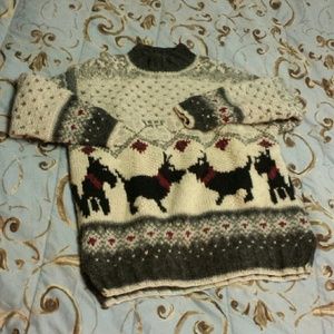 SOLD...'Handknit  Metropolitan'  95% wool sweater