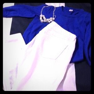 RESERVED White Express Jean Leggings