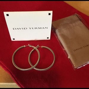 David Yurman Jewelry - David Yurman Hoop Earrings David Yurman Jewelry - David Yurman Hoop Earrings