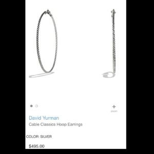 David Yurman Jewelry - David Yurman Hoop Earrings David Yurman Jewelry - David Yurman Hoop Earrings