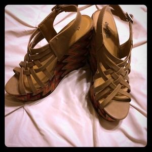 Platform wedges very good condition