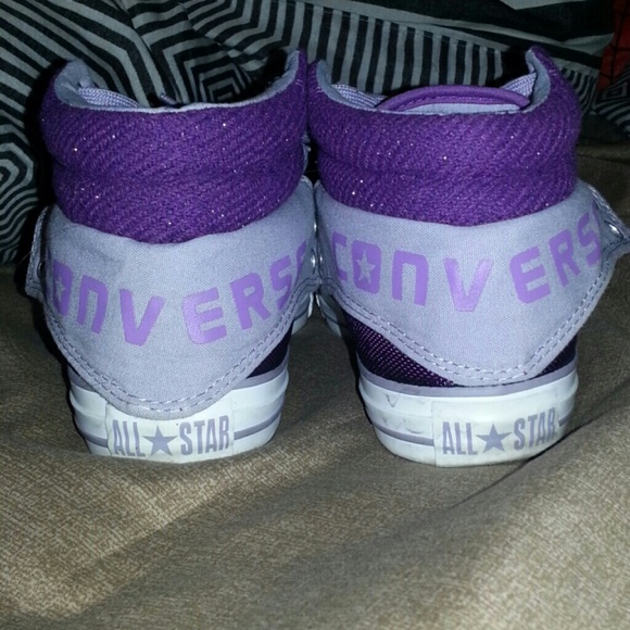 Purple hightop Converse - Picture 3 of 4