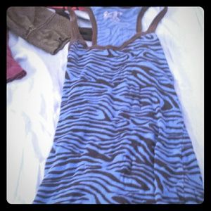 Zebra stripe tank