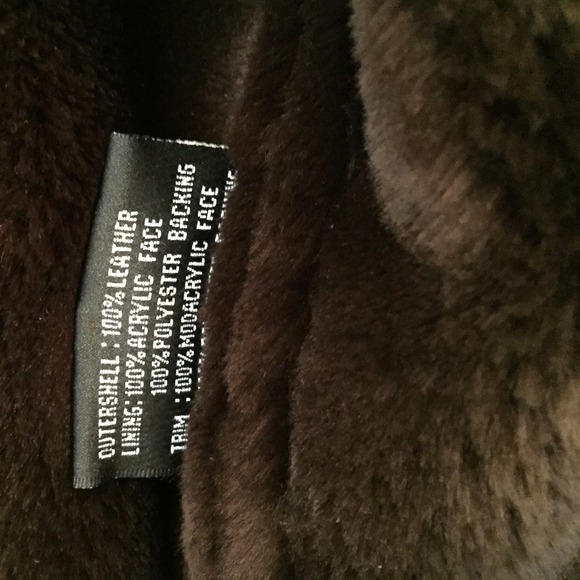 Genuine suede coat with faux fur - Picture 3 of 4