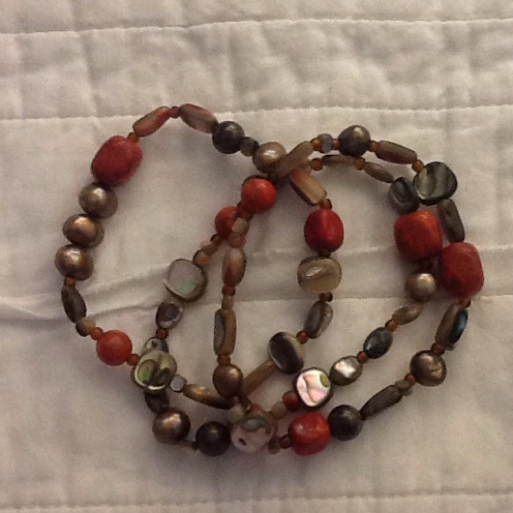 Silpada Tuscan stretch bracelets