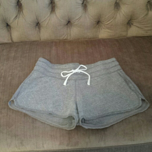 Gray workout shorts