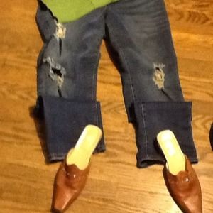 Rock star distressed denim kut for the cloths