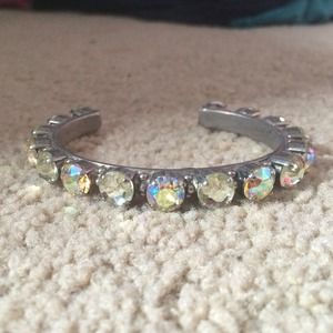 Sorrelli Light Green Crystal Bracelet NWOT