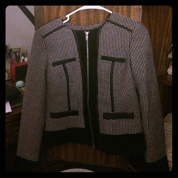 Black and White Blazer