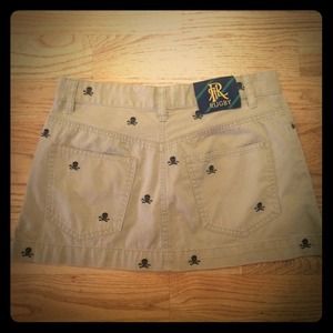 Ralph Lauren Rugby Mini Skirt skull/crossbone