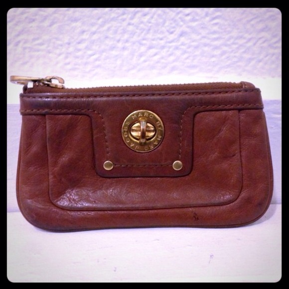 Marc by Marc Jacobs Handbags - 🌻Cute Marc Jacobs Brown Leather Wallet Card Case