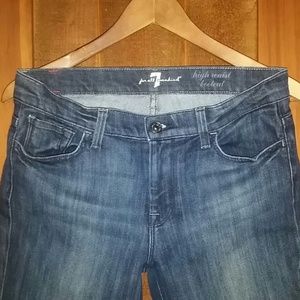 7 for all Mankind high waist bootcut jean
