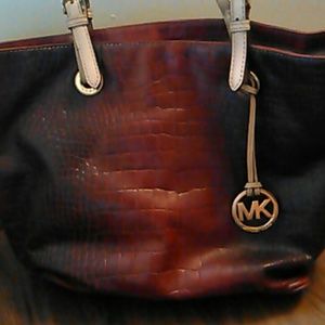 Authentic Burgundy Michael Kors Purse