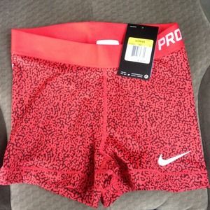 Red nike spandex