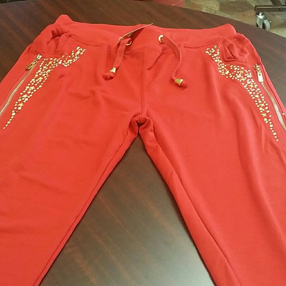 Embellished joggers