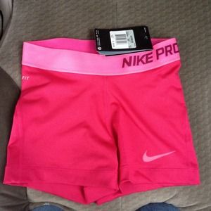 Pink nike spandex