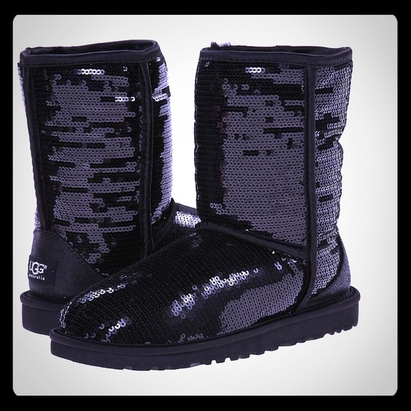 UGG Shoes - Black Sequin Uggs