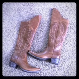 Ariat knee high cowboy boots
