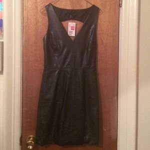 Pleather dress from H&M