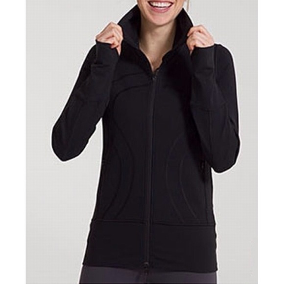 lululemon black zip up jacket