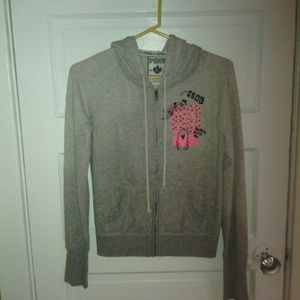 <<Victoria's Secret grey hoodie>>