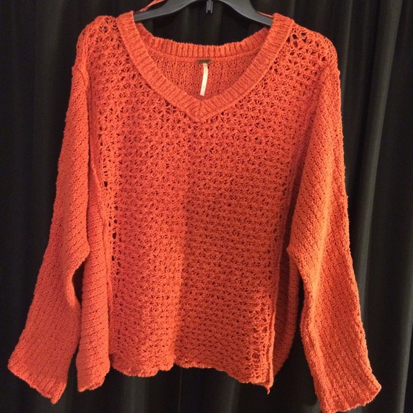 Free people Coral Laguna sweater
