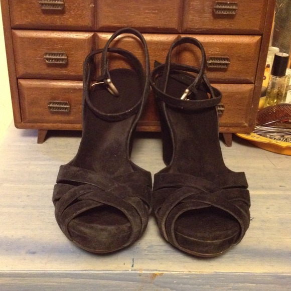 Ugg suede wedges