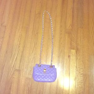 Lavender quilted Guess cross body