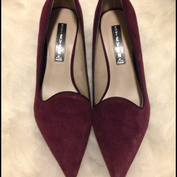 🎉🎉HP🎉🎉StevenbySteve MaddenCorry PumpWine Suede