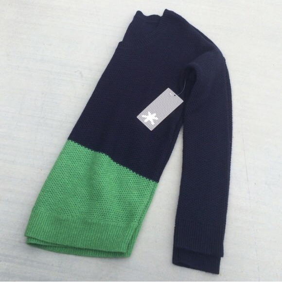 Splendid Sweaters - Honeycomb knit sweater - Navy