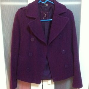 H&M purple jacket