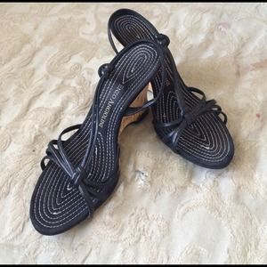 Enzo Angiolini cork wedge sandals